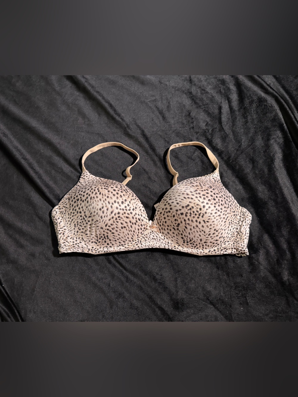 Victoria's Secret Beige Leopard-Print T-Shirt Bra